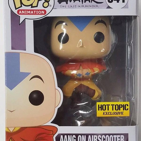 aang on airscooter - avatar - funko pop! exclusivo hot topic