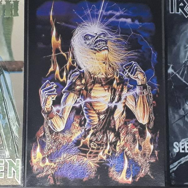 backpatch a3 iron maiden live after death - brilhante 40x28