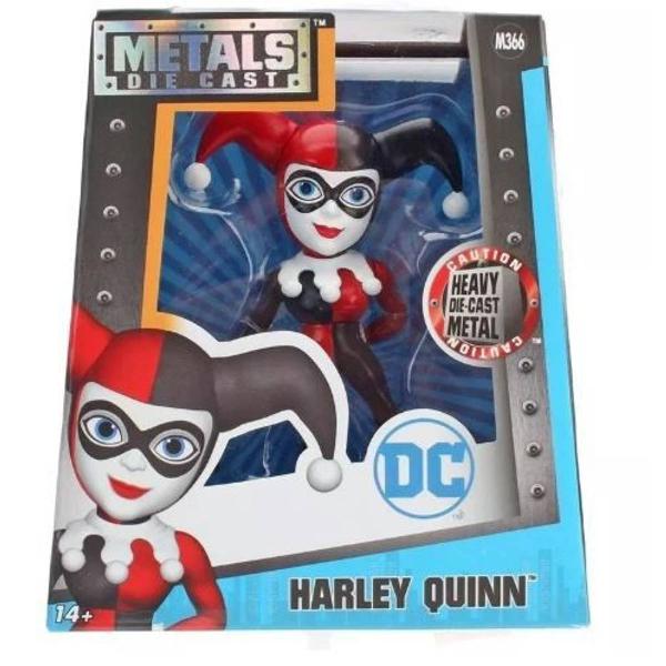 boneca harley quinn arlequina clássica metals die cast-