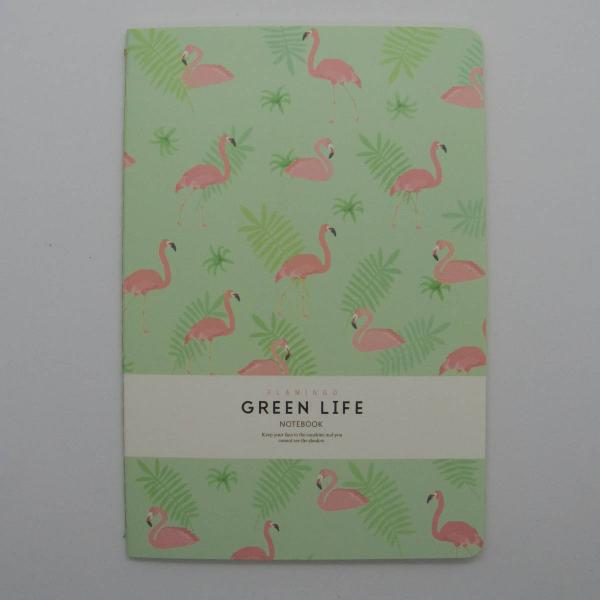 caderno flamingo