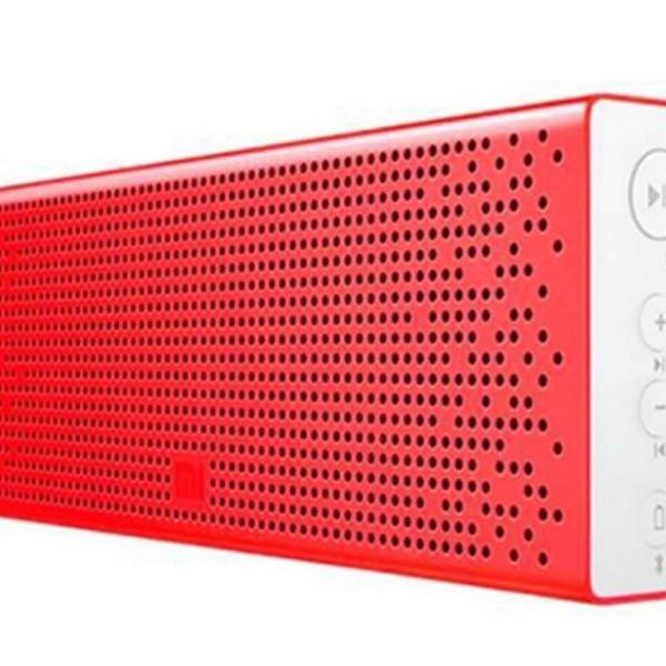 caixa de som speaker bluetooth xiaomi mdz-26-db vermelha