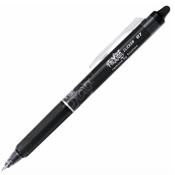caneta escreve e apaga preta frixion 0,7 mm