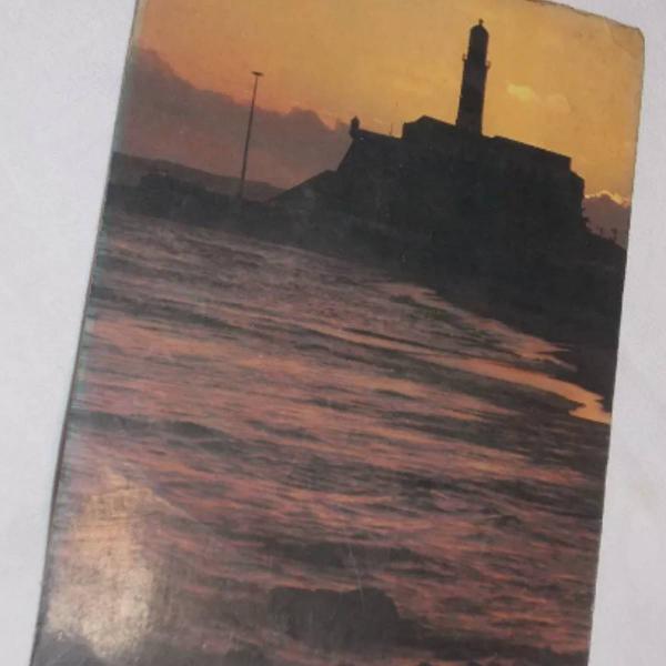 cartão postal circulado farol da barra bahia 1984