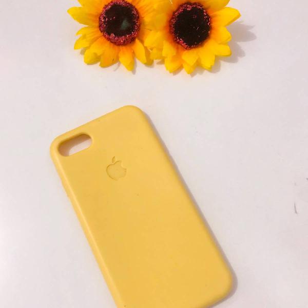 case silicone iphone 7/8 amarelinha