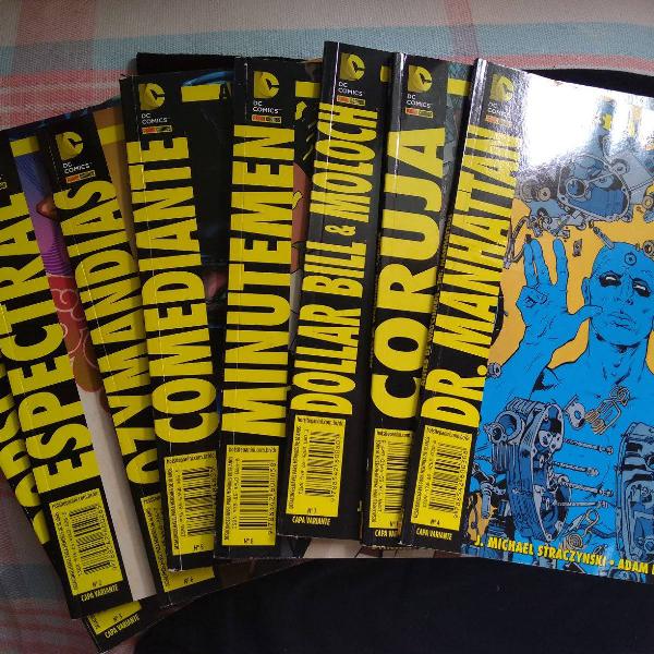 coleção completa de quadrinhos before watchmen em super