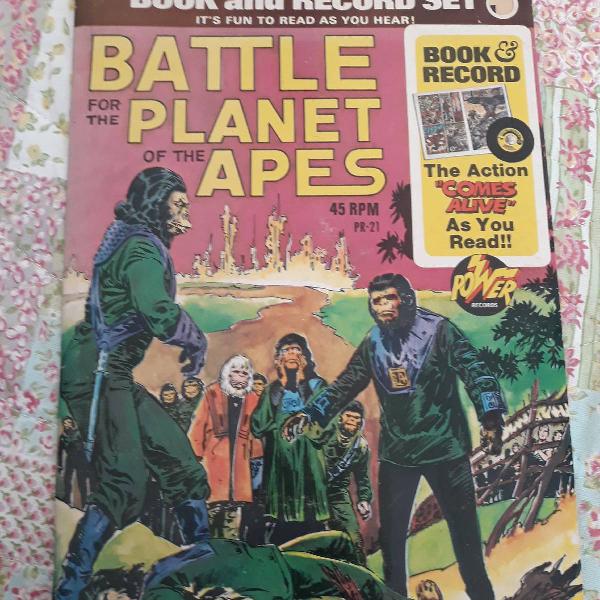 comic book e disco "battle for the planet of the apes"