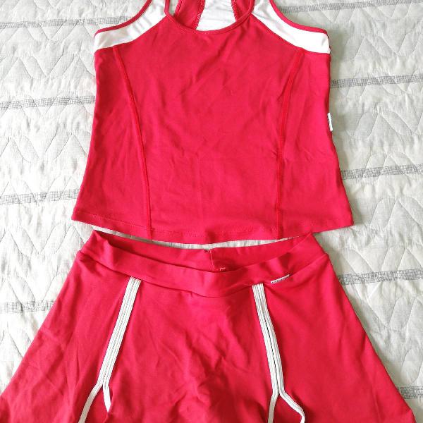 conjunto vermelho loira&amp;morena