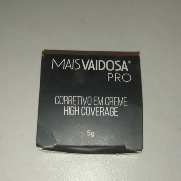 corretivo em creme high coverage vor peach mais vaidosa pro