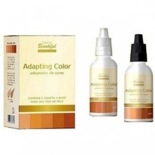 corretor de base adapting color face beautiful