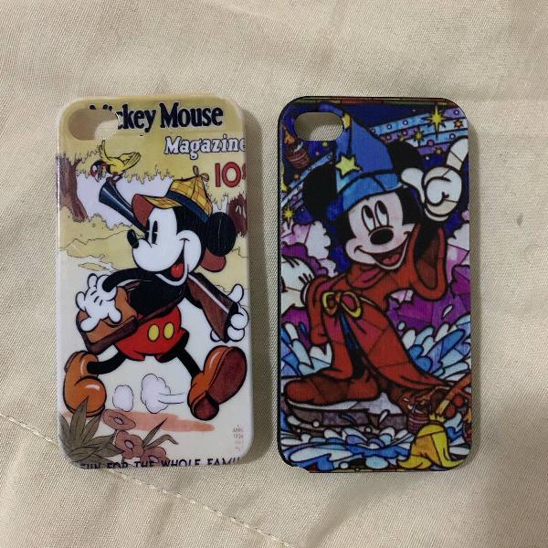 dupla de capinhas mickey iphone 4/4s