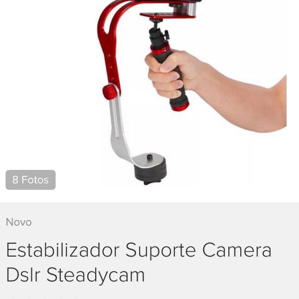 estabilizador suporte câmeras dslr steadycam