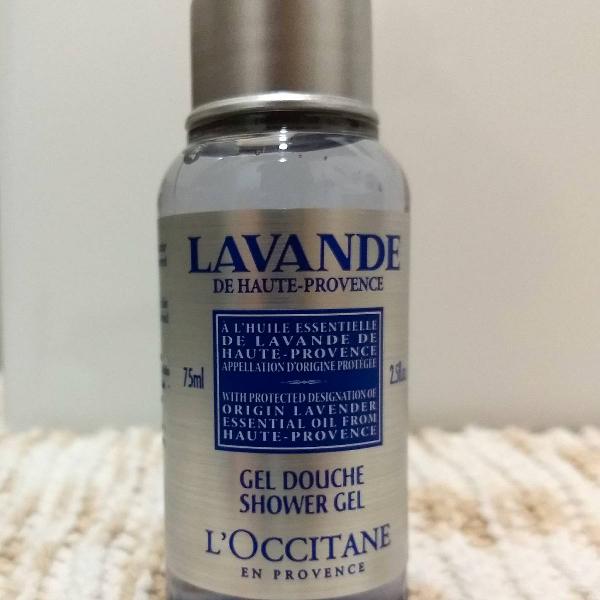 gel de banho loccitane lavanda