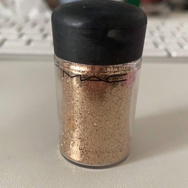 glitter mac na cor gold/dourado