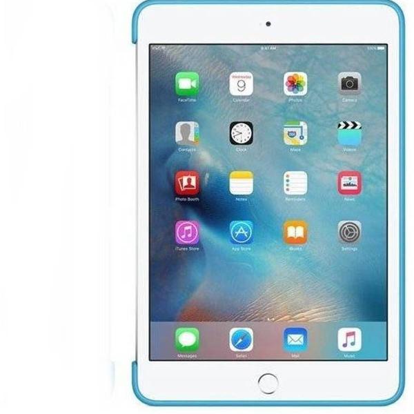 ipad mini 4 case de silicone azul apple
