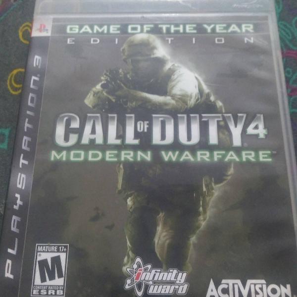 jogo call of duty 4 modern warfare PS3