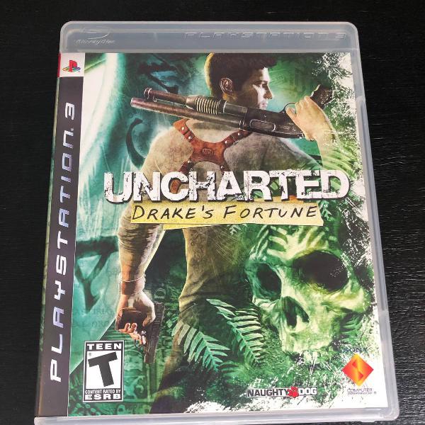 jogo uncharted - drake´s fortune - fita para playstation 3