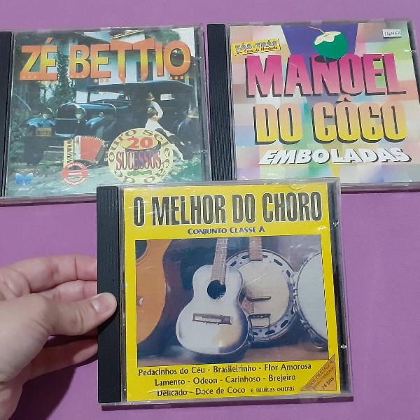 kit com 3 cds