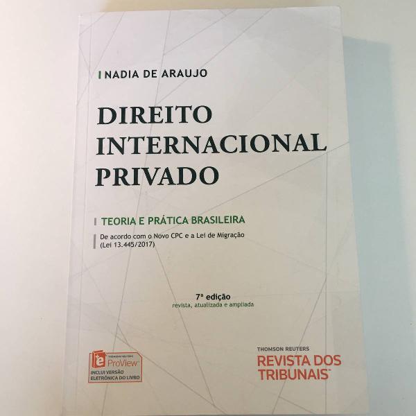 livro de direito internacional privado