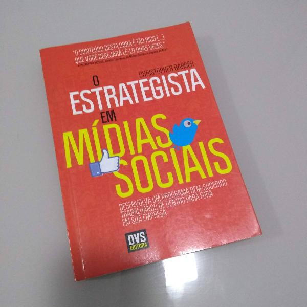 livro o estrategista em mídias sociais - christopher barger