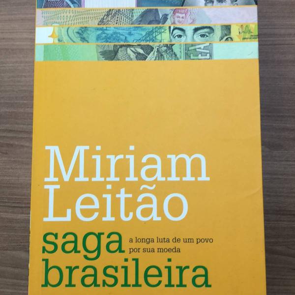 livro saga brasileira - miriam leitão