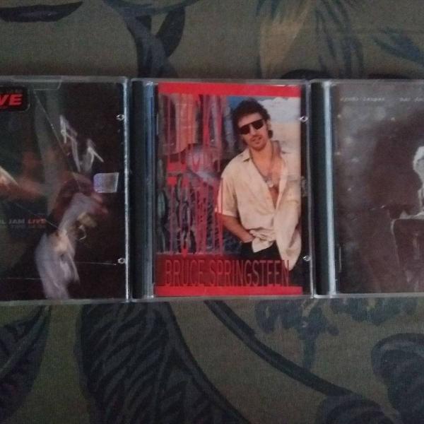 minidiscs originais pearl jam bruce springsteen cindy lauper