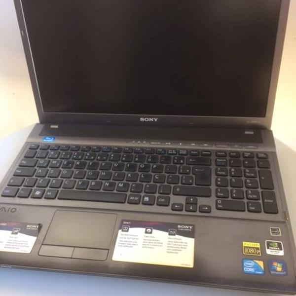 notebook sony vaio intel core i5 6gb, tela 17