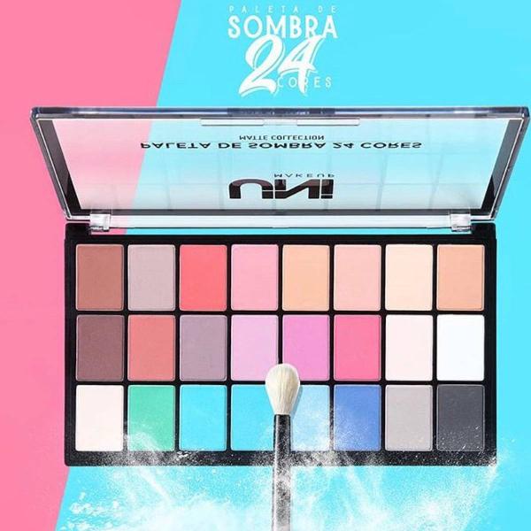 paleta uni makeup 24 cores