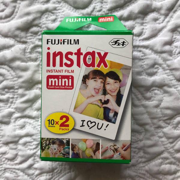 papel filme fujifilm instax mini 40 fotos