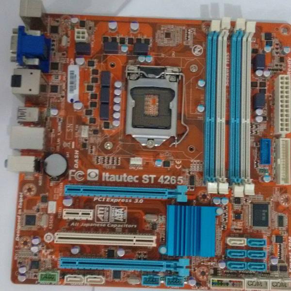 placa mãe itautec st-4265 intel lga1155 ddr3