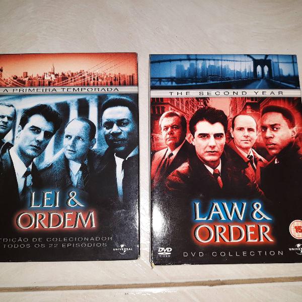 primeira e segunda temporadas de "law and order"