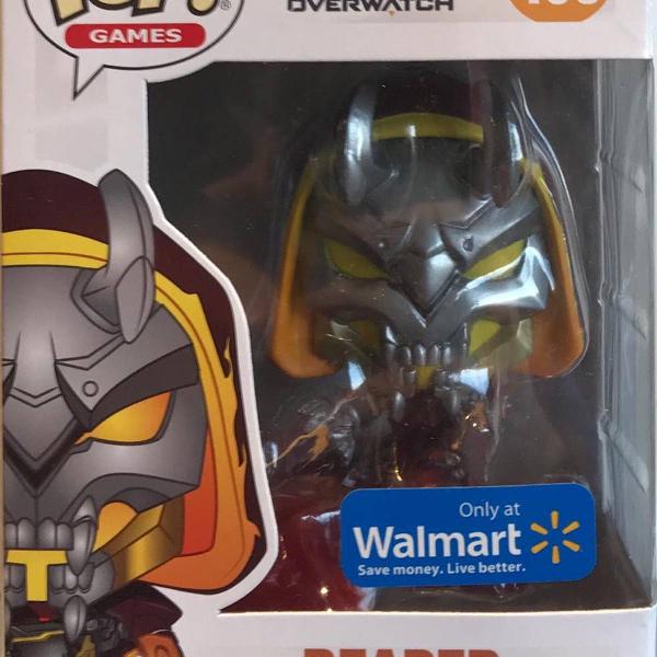 reaper - overwatch - funko pop! games exclusivo walmart -