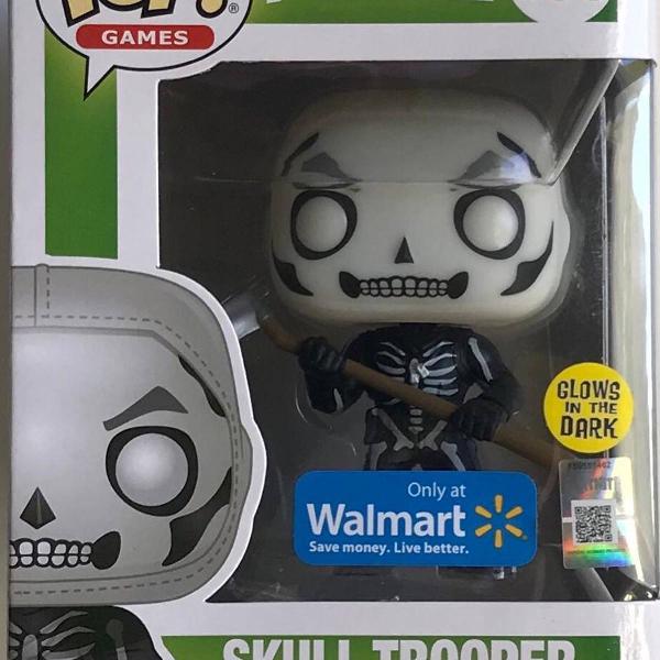 skull trooper gitd fortnite - funko pop! games exclusivo