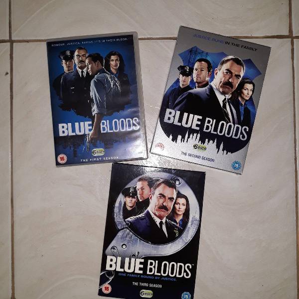 série de tv "blue bloods" temporadas 1, 2 e 3