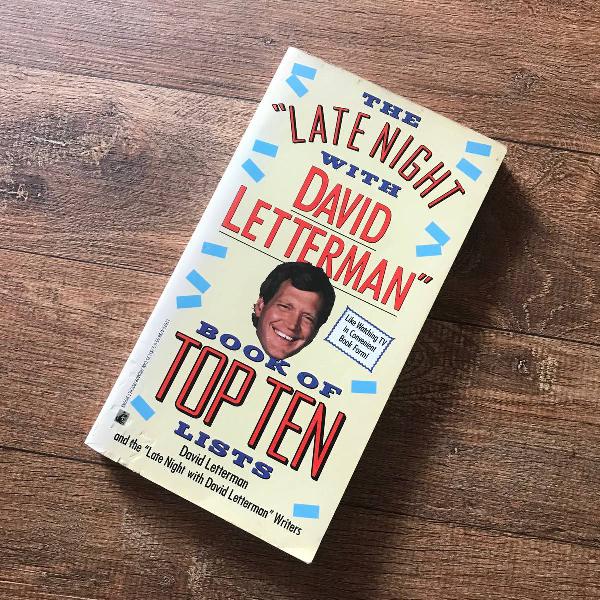 the late night with david letterman book of top ten