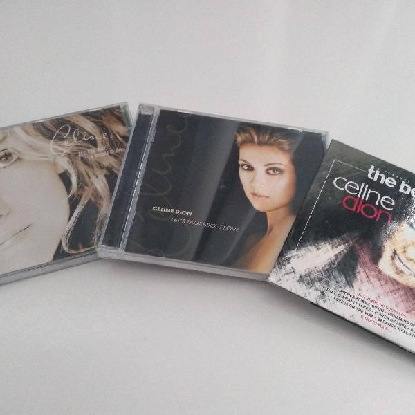 trio de CDs Celine Dion