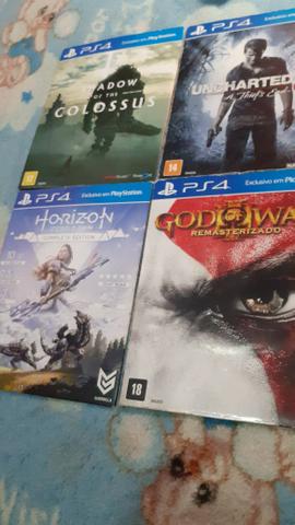 4 jogos de ps4 80$