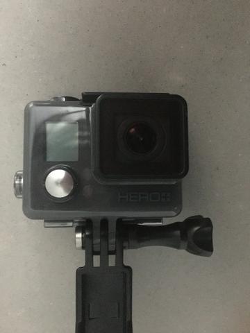 Camera Gopro Hero+ Lcd+tripê- Gopro3 E Nota Fiscal Original