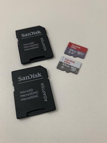 Cartão microSD 64GB SanDisk