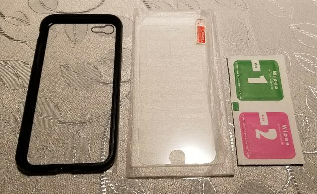 Case magnética + película vidro - iPhone 6s/6splus