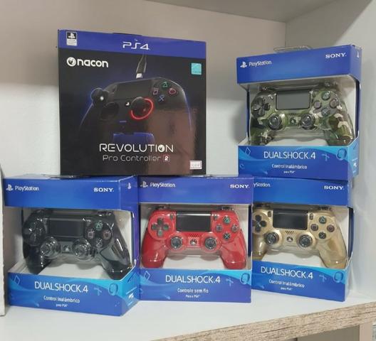 Controle Ps4 Slim Original, Varias Cores, Lacrado, Pronta