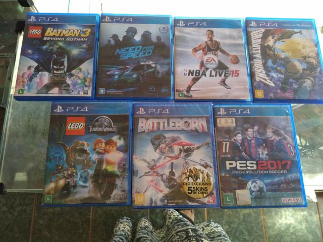 Lote jogos PS4