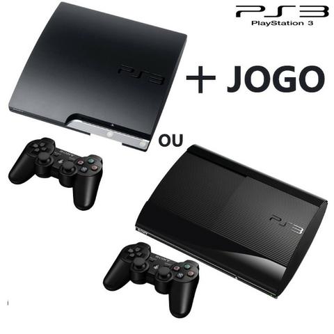 PS3 - PlayStation 3 SuperSlim usado com jogos Gio Games