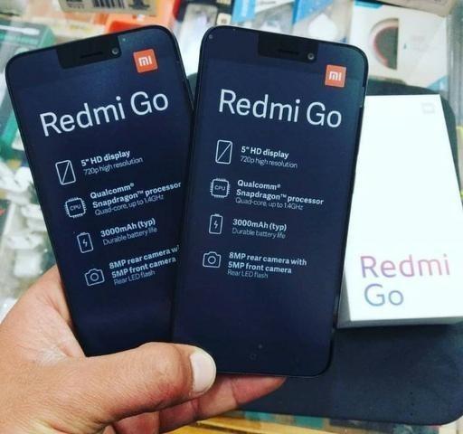 Promoção Xiaomi Redmi GO 8gb e 16gb Preto ou Azul, Lacrado