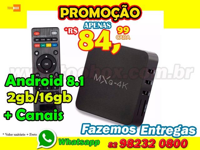 TV Box MXq 4k Android 7.1 - 2G RAM 16G ROM - Fazemos