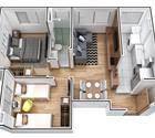 Apartamento com 2 Quartos à Venda, 44 m² por R$ 173.900