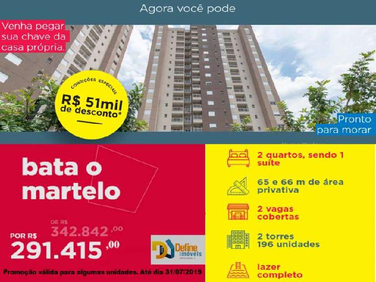 Apartamento com 2 Quartos à Venda, 66 m² por R$ 291.415