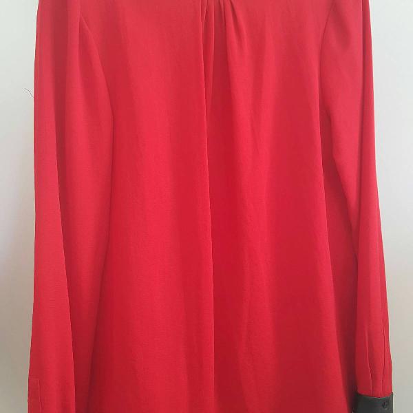Blusa vermelha Zara
