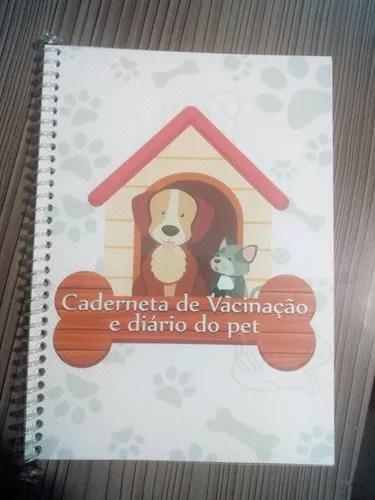 Caderneta De Vacinação Cachorro E Diário