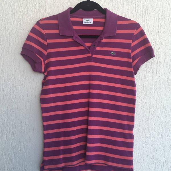 Camisa lacoste listrada