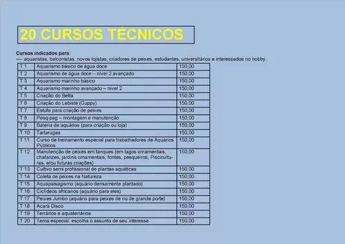 Cursos De Aquarismo A Distância